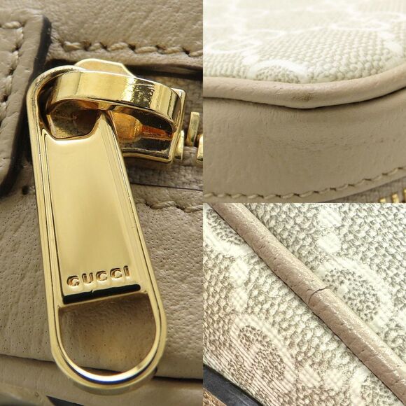 GUCCI Cream Leather Shoulder Bag - Picture 5 of 10